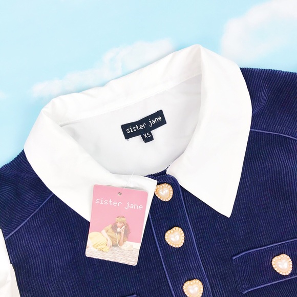 💖 SOLD 💖 BNWT Sister Jane Cord Pinafore Dress - Picture 4 of 4